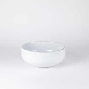 Mandala Salad Bowl, White