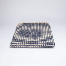Load image into Gallery viewer, Milho Cotton Blanket, Navy and Beige