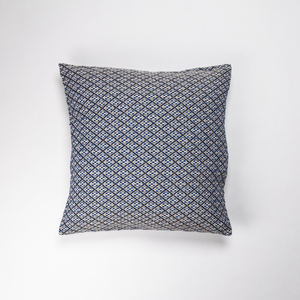 Pillow Cover, Dark Blue and White