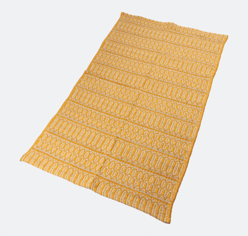 Cotton Rug, Yellow