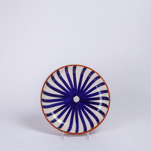 Sunburst Large Bowl Blue