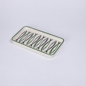 Sardinha Small Platter, Green