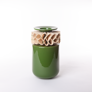 The Ruff Vase, Green